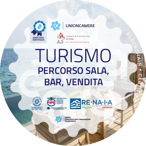 Turismo: percorso Sala, Bar, Vendita